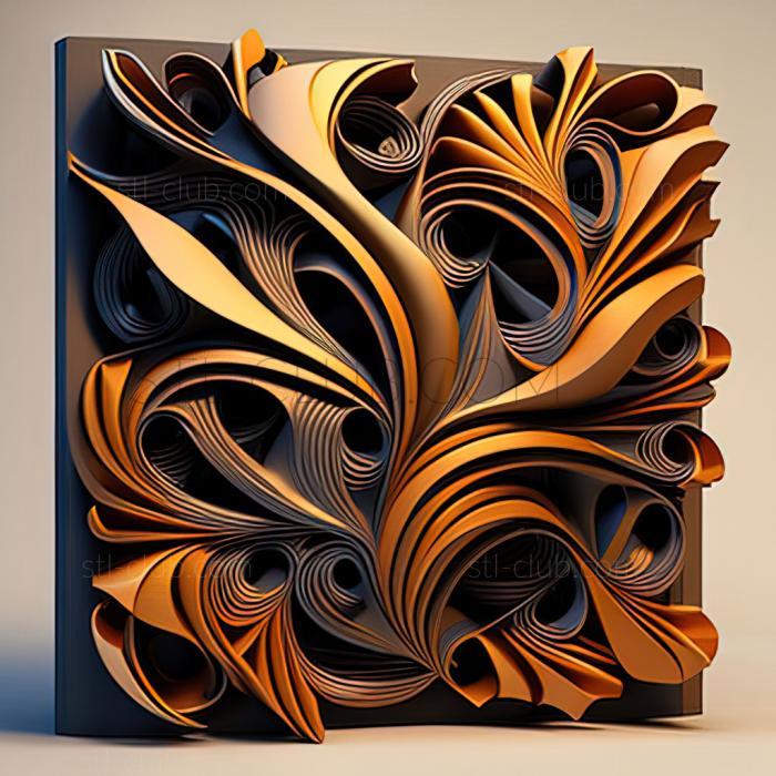 3D model st abstract art (STL)